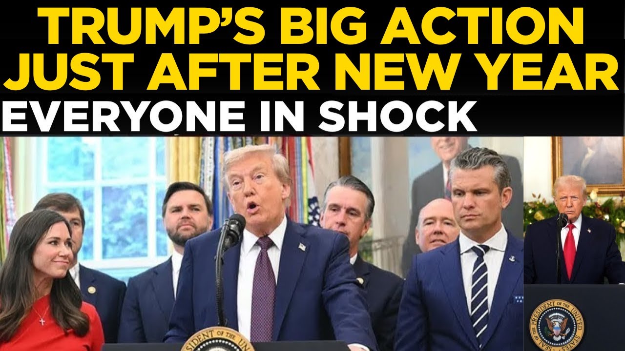TRUMP SPEECH LIVE | President Trump's Shocking New Year Message to America | Breaking News