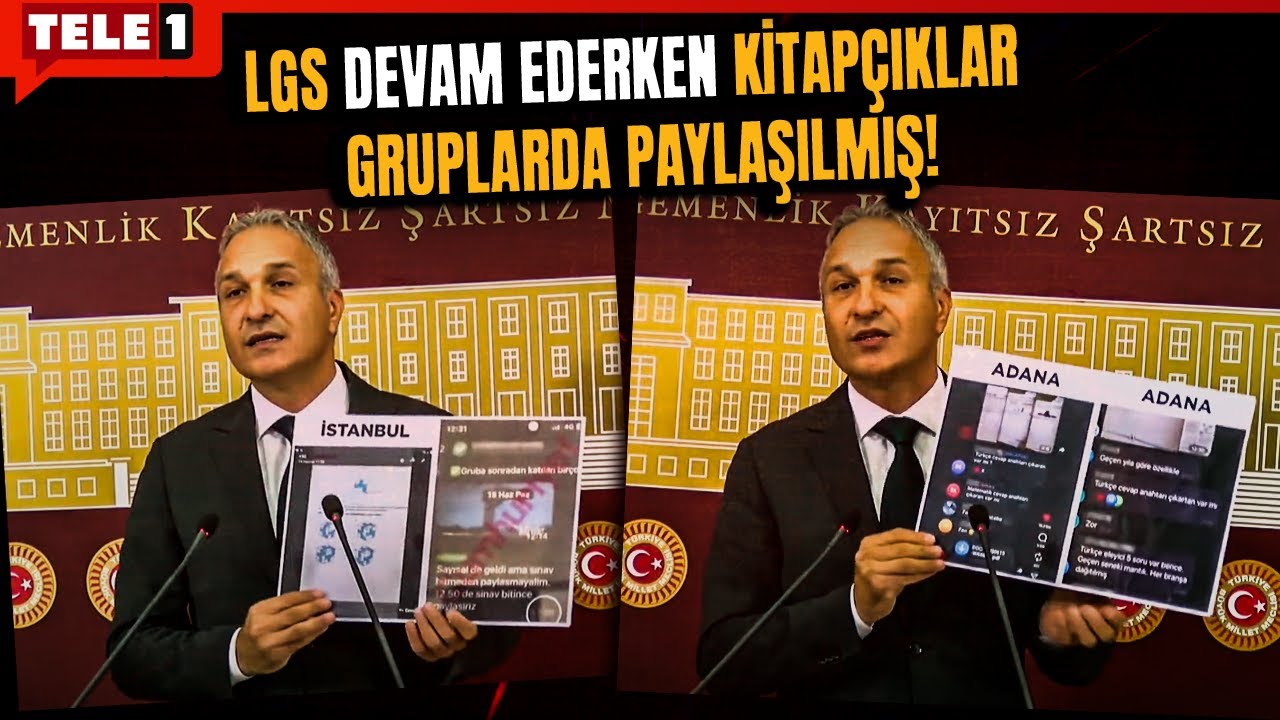 LGS KİTAPÇIKLARI WHATSAPP'TAN BÖYLE PAYLAŞILMIŞ! Suat Özçağdaş Yazışmaları Tek Tek Gösterdi