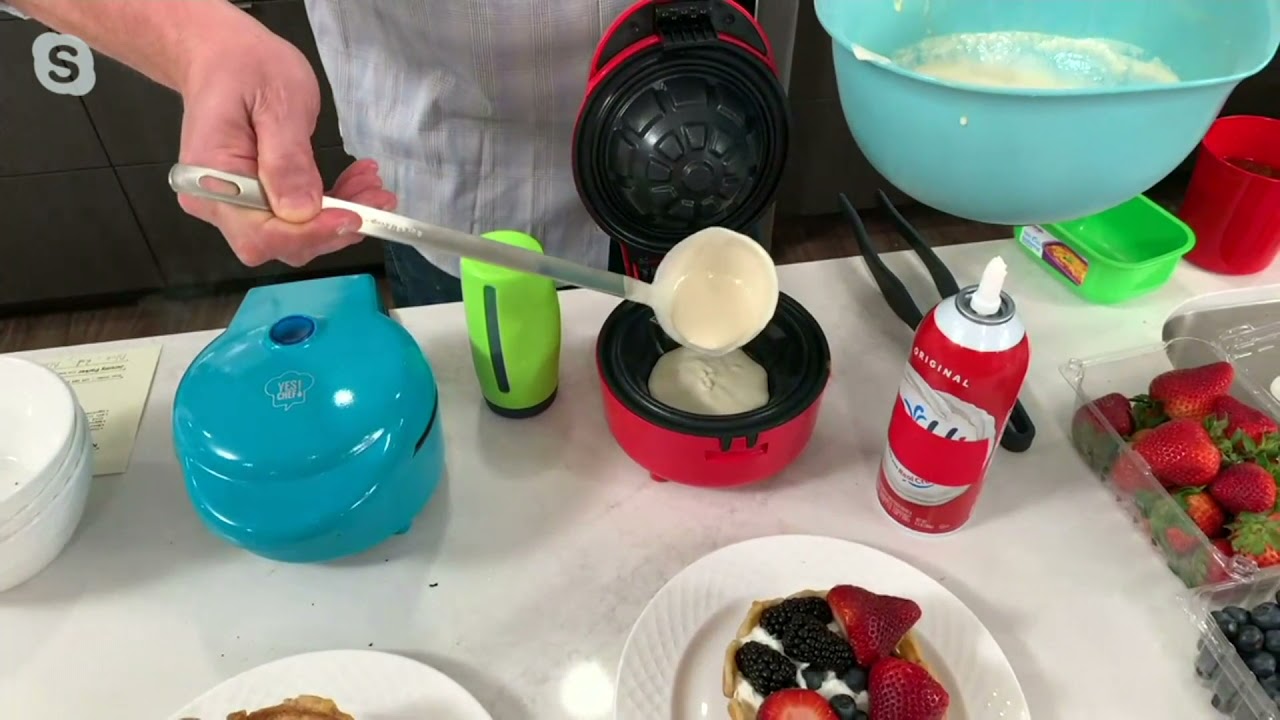 Yes Chef! Personal Waffle Bowl Maker on QVC