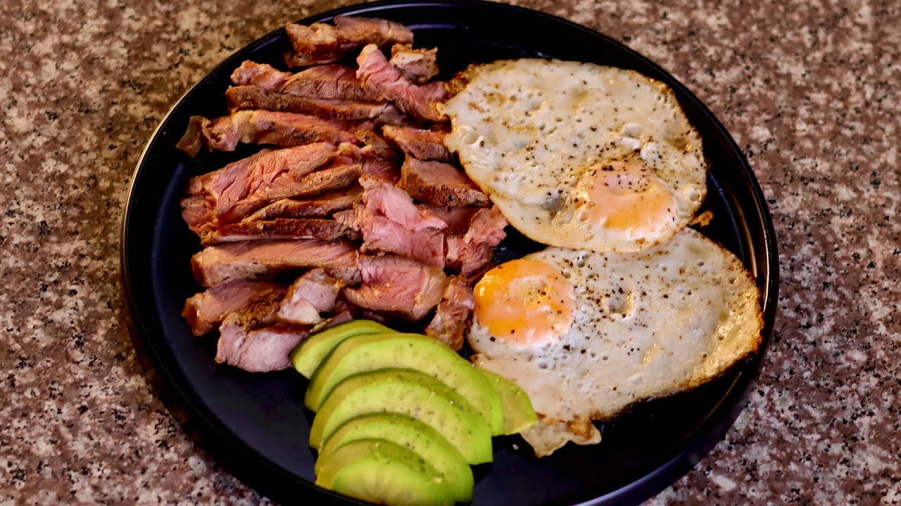 Steak and Eggs with Avocado | Easy High Protein Meal