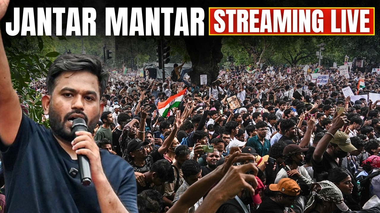 Jantar Mantar Protest LIVE | Delhi Police Vs Student Protesters | Cockroach Janta Party Protest LIVE