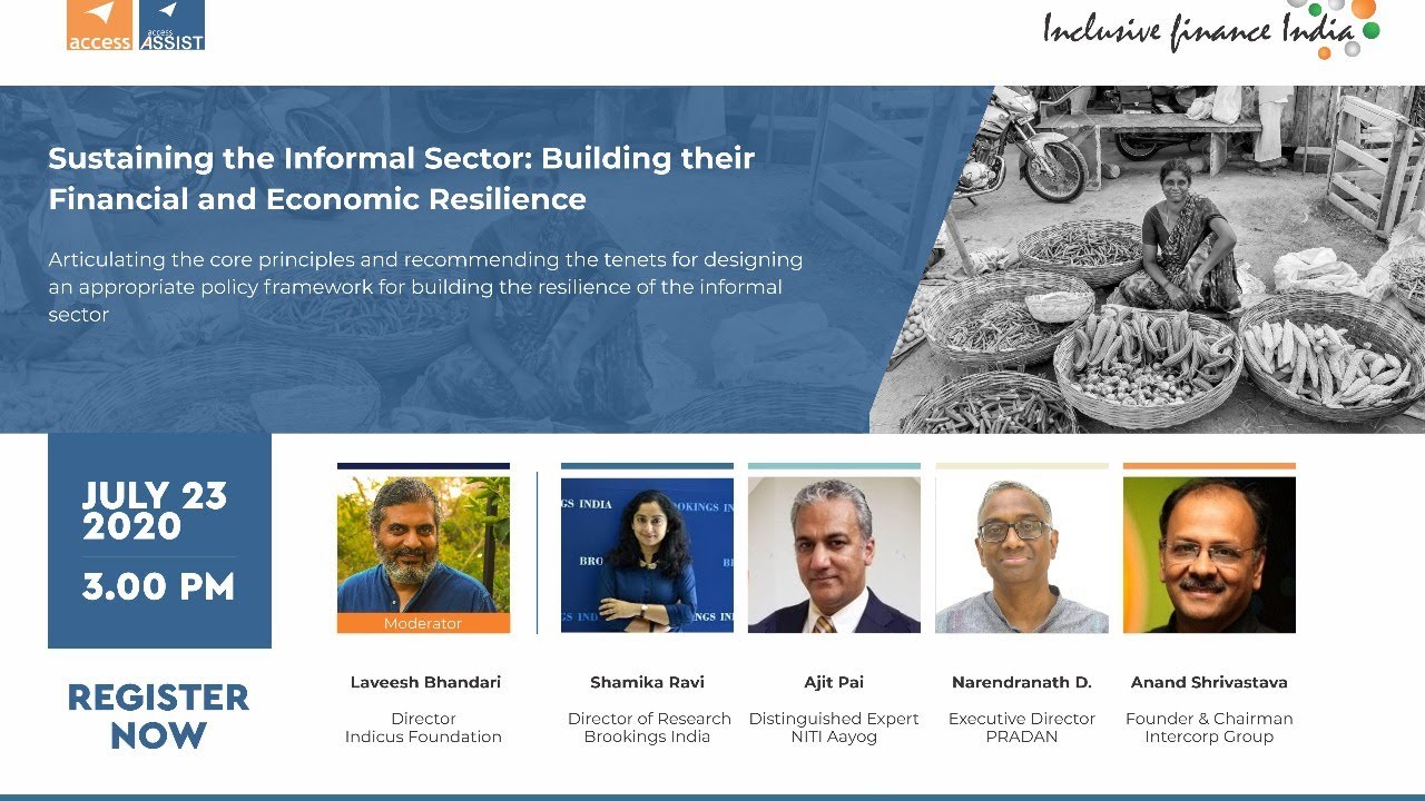 Sustaining the Informal Sector: Building their Financial and Economic Resilience