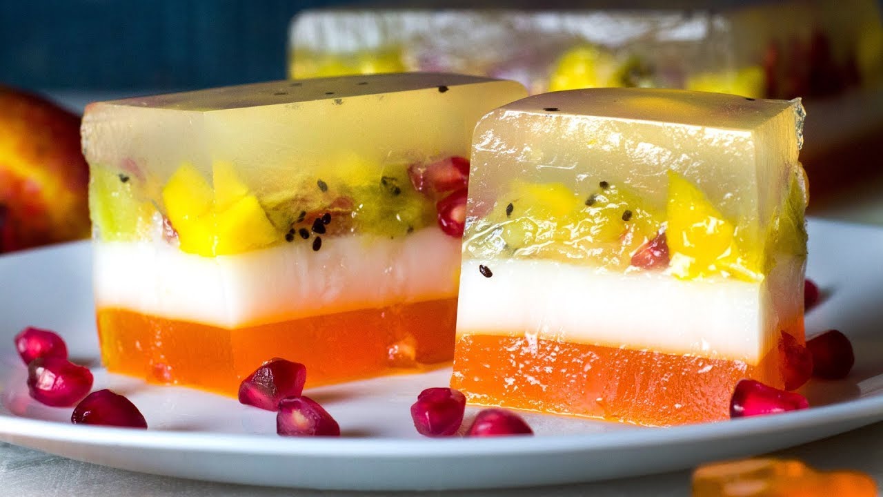 Fruit Jelly Cake Recipe | फ्रूट जेली केक बनाने की विधि