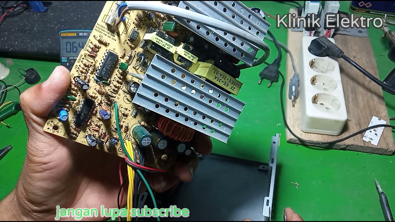 Cas aki dari psu komputer||Charger aki dari psu komputer