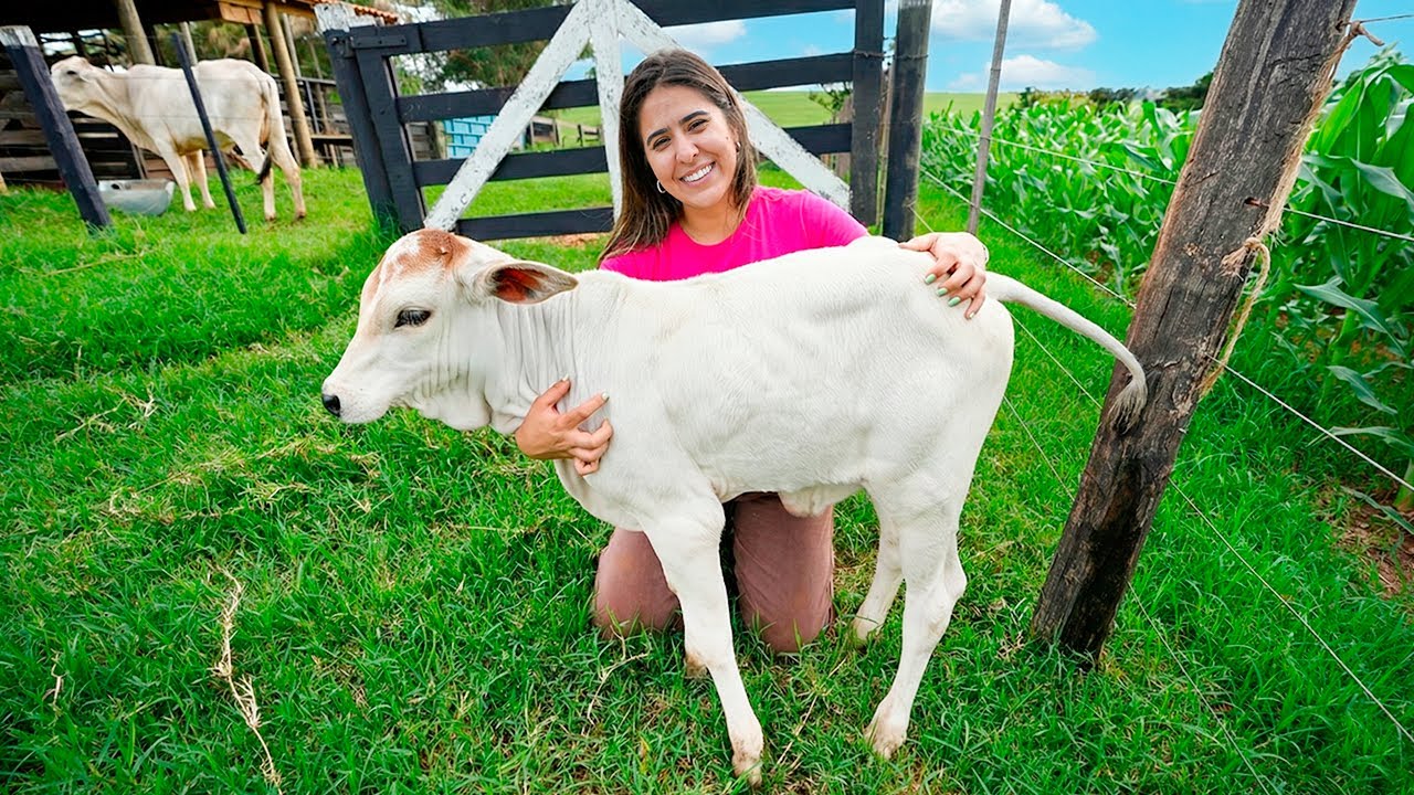 NASCEU MAIS UM FILHOTINHO NA FAZENDA! MUITO LINDOO
