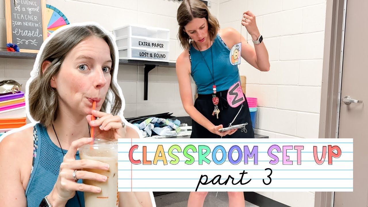 CLASSROOM SETUP 2025 | pt.  3 wow work, treasure box, finished the brick!!
