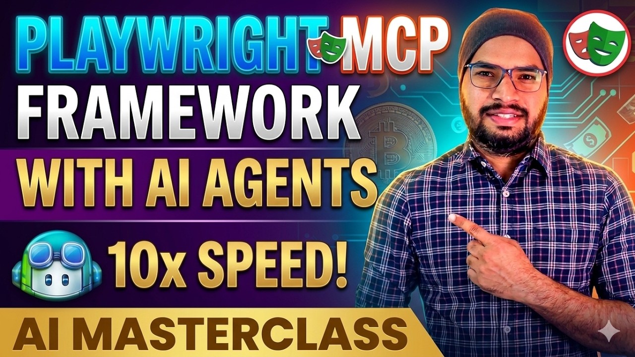 #5 Playwright MCP with Banking Project | Build Playwright Framework & Tests using AI GitHub Copilot