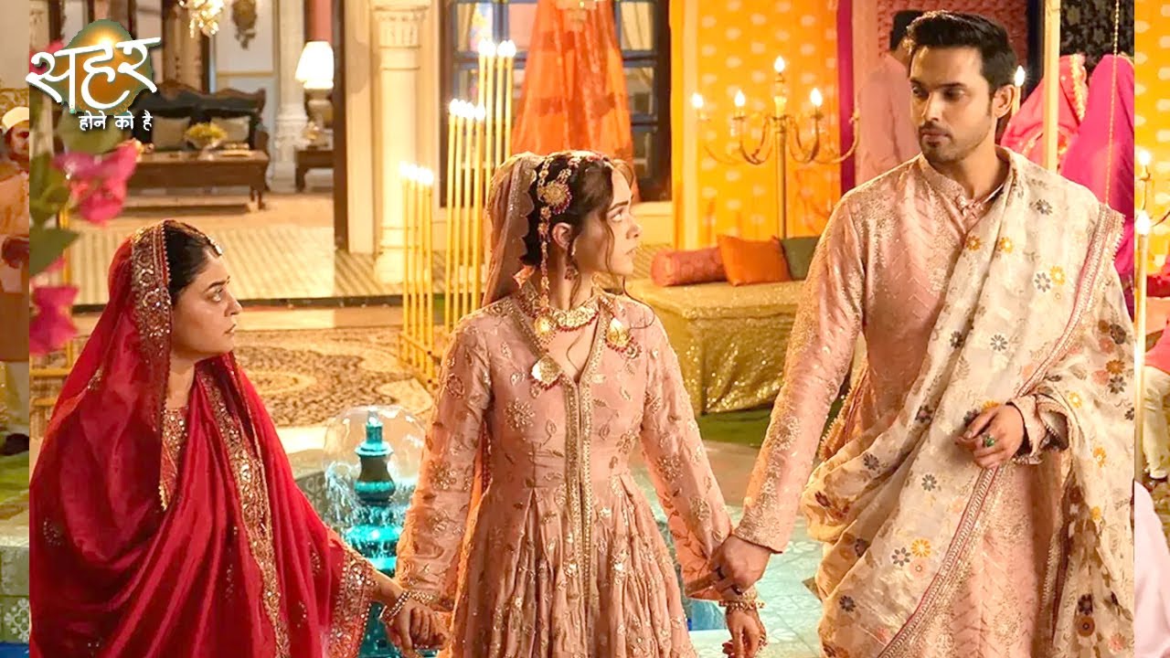 Seher Hone Ko Hai Update: Seher Aur Mahid Ka Walima, Gulabi Jode Mein Nazar Aaye Seher, Mahid