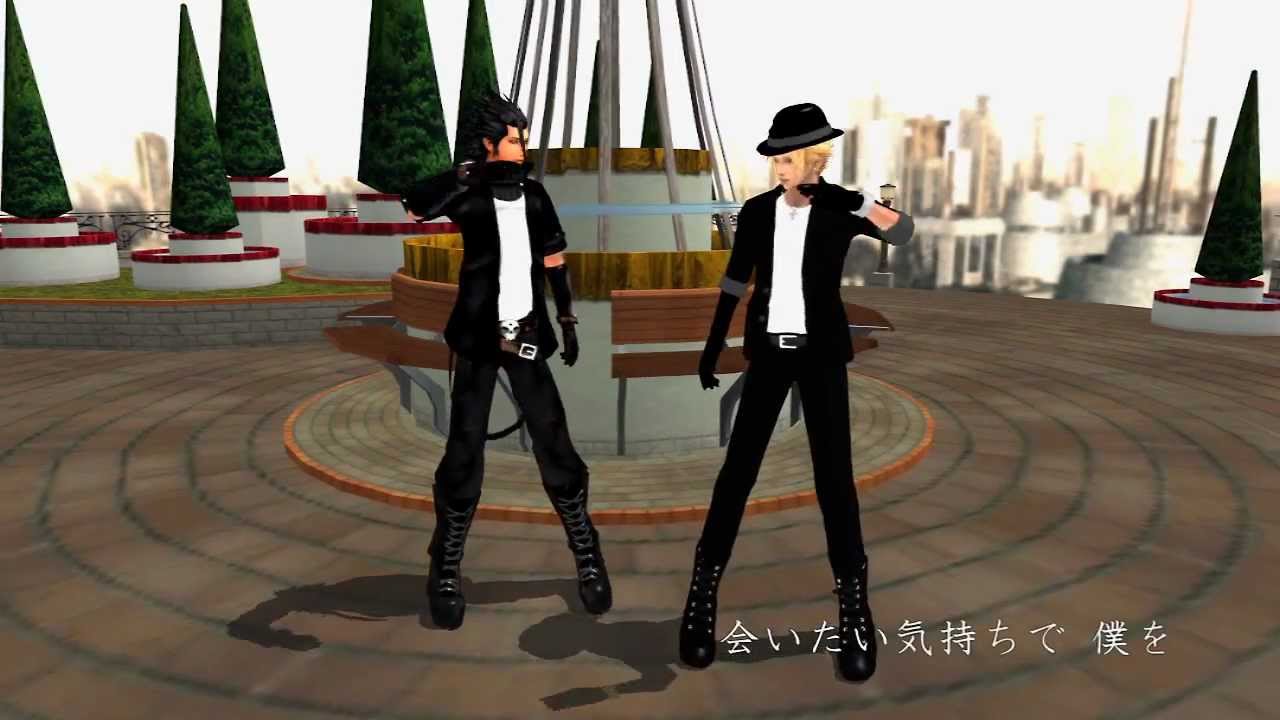 【MMD】CCFFⅦ　ザックスとクラウドでRisky Game（歌詞付き）