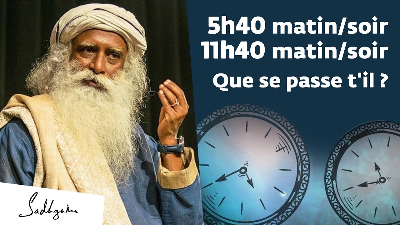 Comment notre respiration et notre énergie changent-elles pendant la journée ? | Sadhguru Français