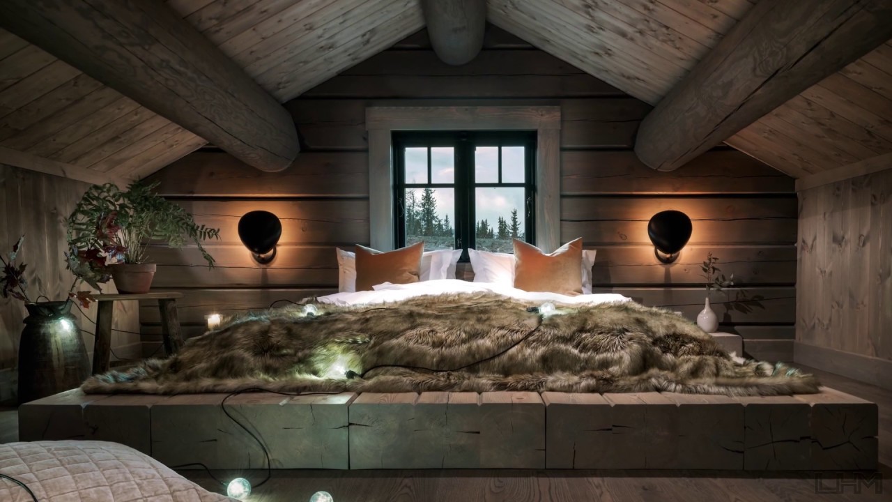 Cabin Furniture Project  LHM4. Interior design of mountain cabins.