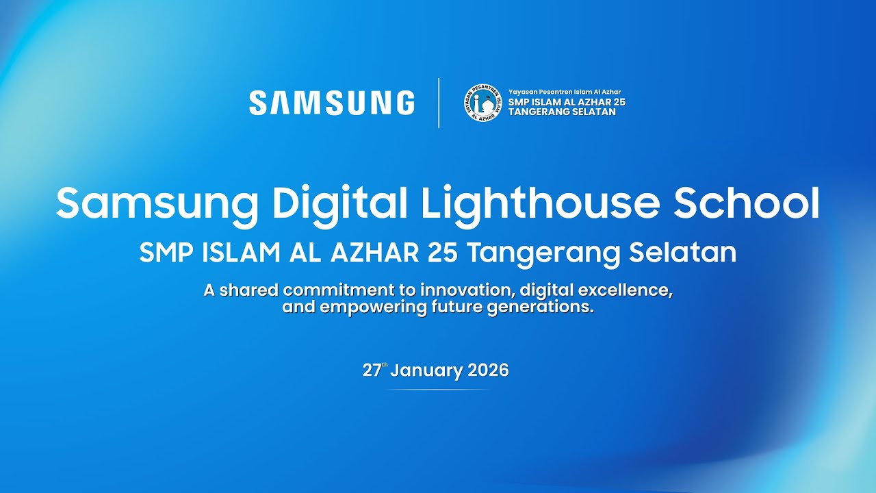 INAGURATION SAMSUNG DIGITAL LIGHTHOUSE SCHOOL SMP Islam Al Azhar 25