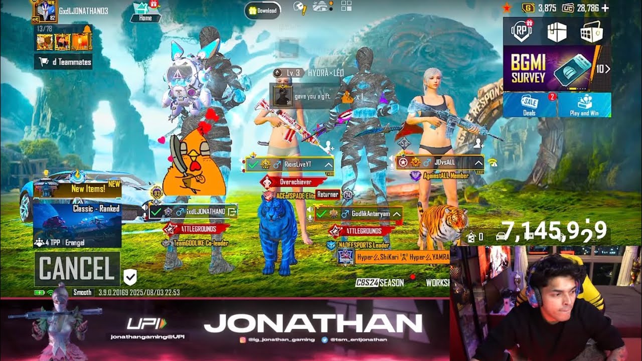 JONATHAN GAMING | SOLO 46+ KILLS | @JONATHANGAMINGYT