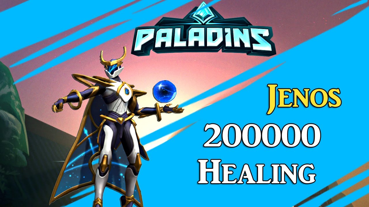 Геймплей Дженос - 200000 исцеления | Paladins