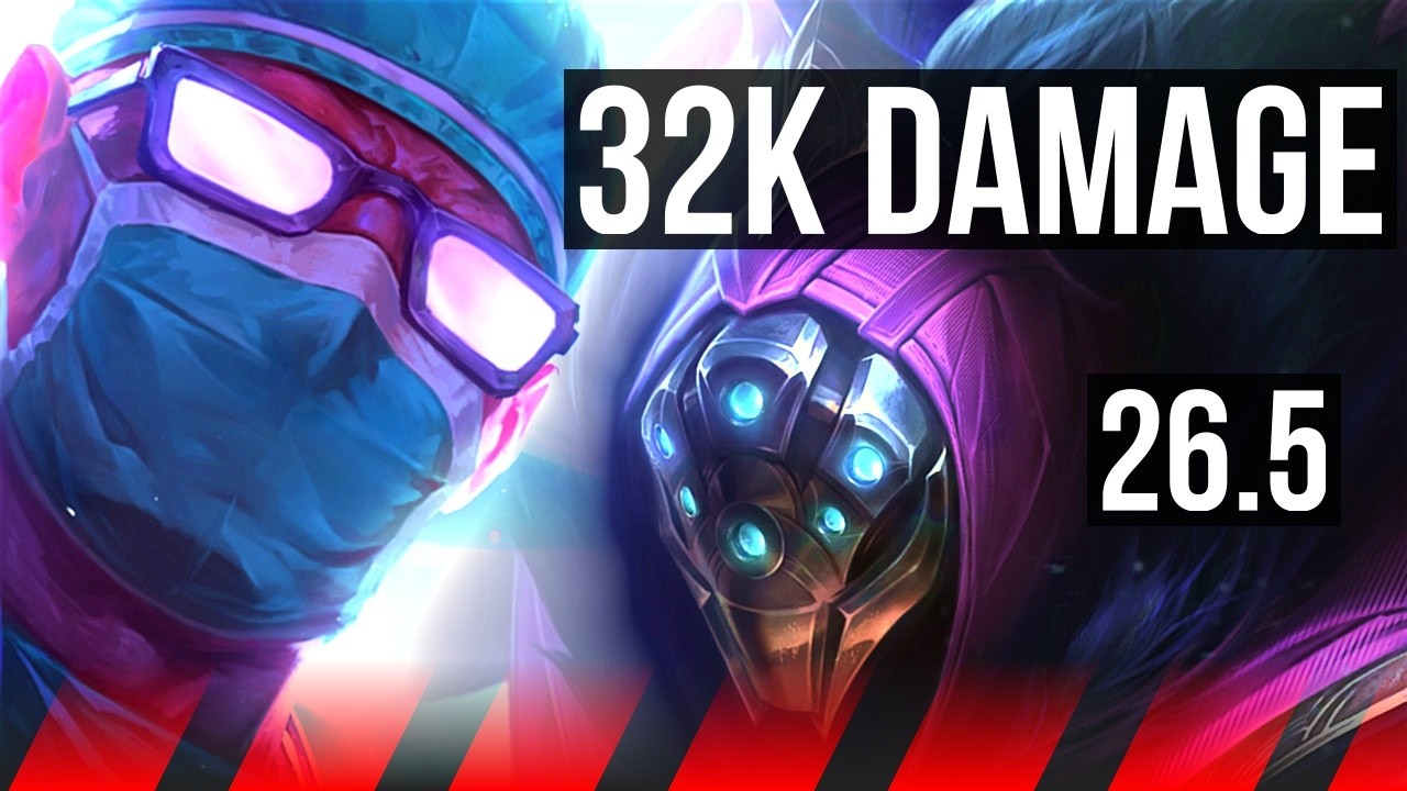 SHEN vs JAX (TOP) | Good KDA: 13/1/6, 32K damage | NA Master | 26.5