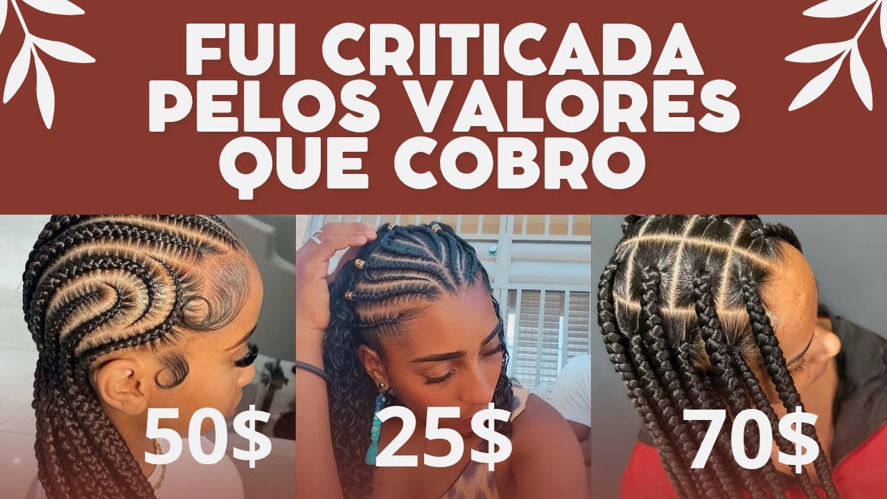 FUI muito CRITICADA por COBRAR tão BARATO  nas TRANÇAS 