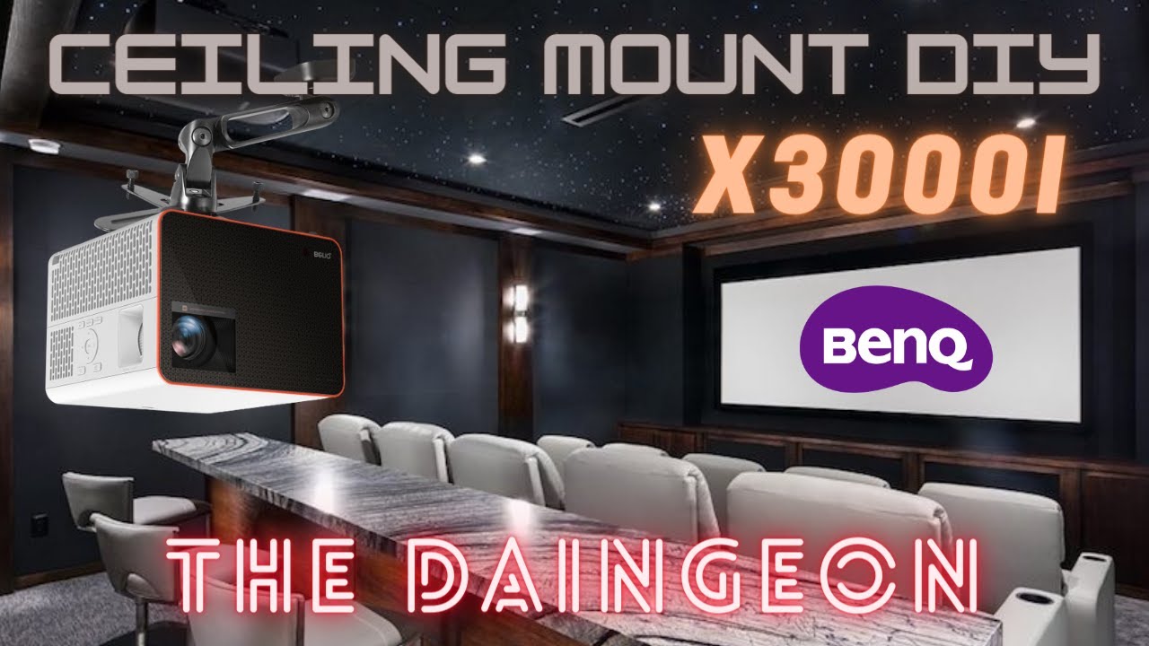 Потолочное крепление для проектора BenQ X3000i и TK700 своими руками