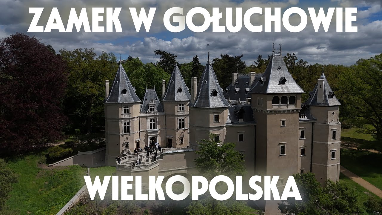 GOŁUCHÓW - ZAMEK (woj. wielkopolskie, gm. Gołuchów) okiem drona