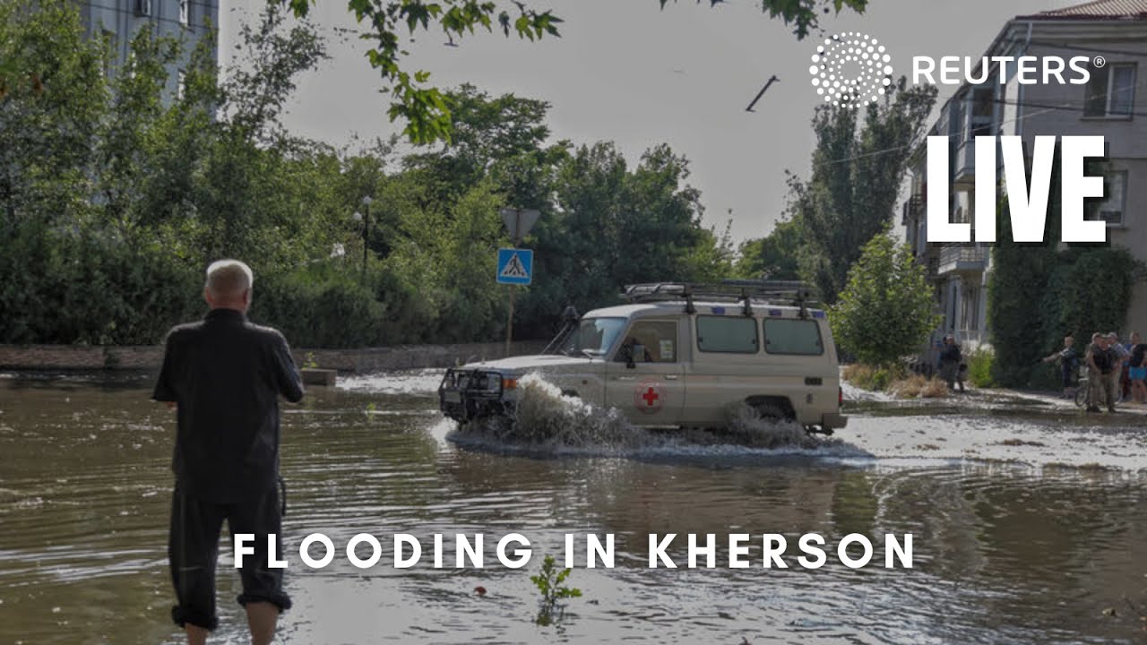 LIVE: Flooding in Kherson after the destruction of Dnipro River dam