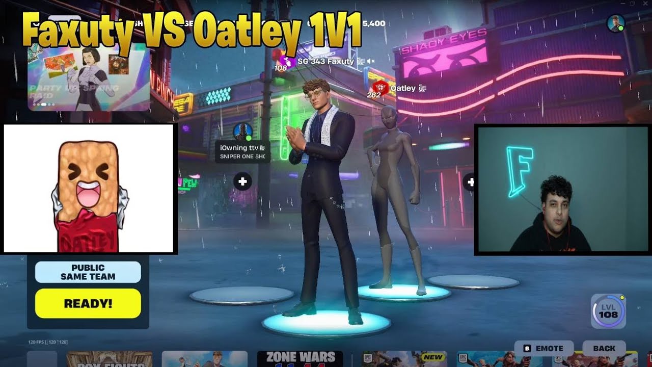 Faxuty *HILARIOUS* 1V1 Against Best OCE Player Oatley!