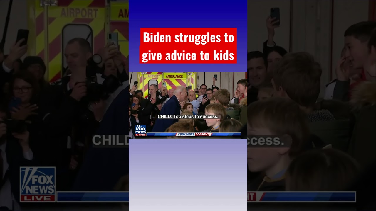 Hunter Biden tries to save Joe from cringeworthy moment #shorts