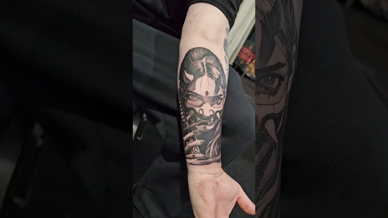 Top 4 Tattoo of the Day Sat Black and Grey 2025 Philadelphia Tattoo Convention #epicjontuazon