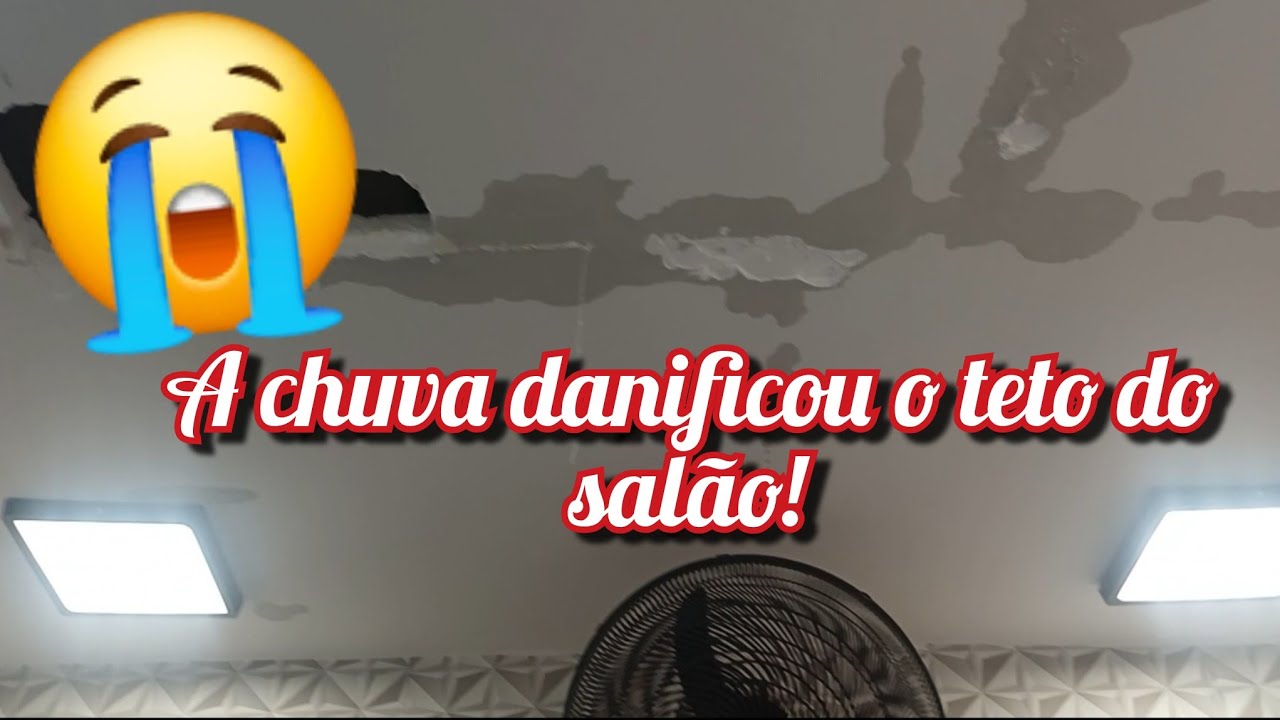 O pior aconteceu no Salão 😭 - muita chuva  ⛈️🌧