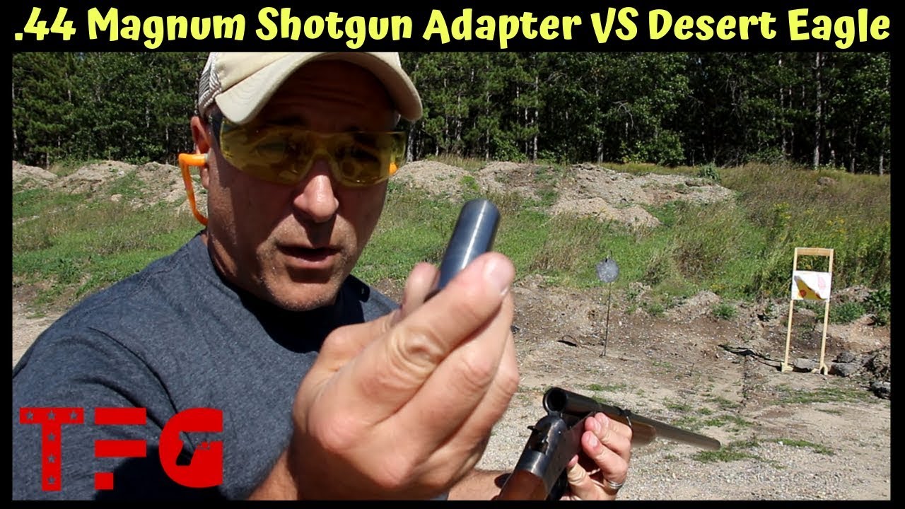 .44 Magnum Shotgun Adapter VS Desert Eagle (Velocity Test) - TheFirearmGuy