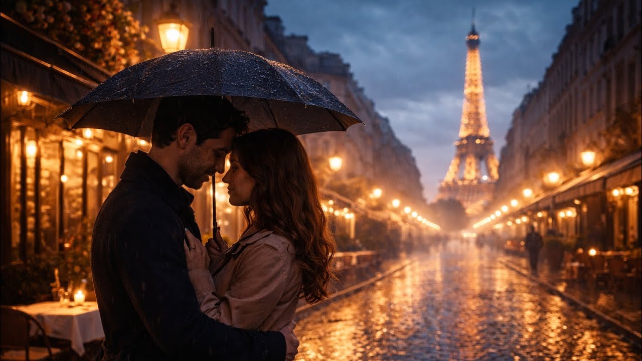Sous la pluie de Paris