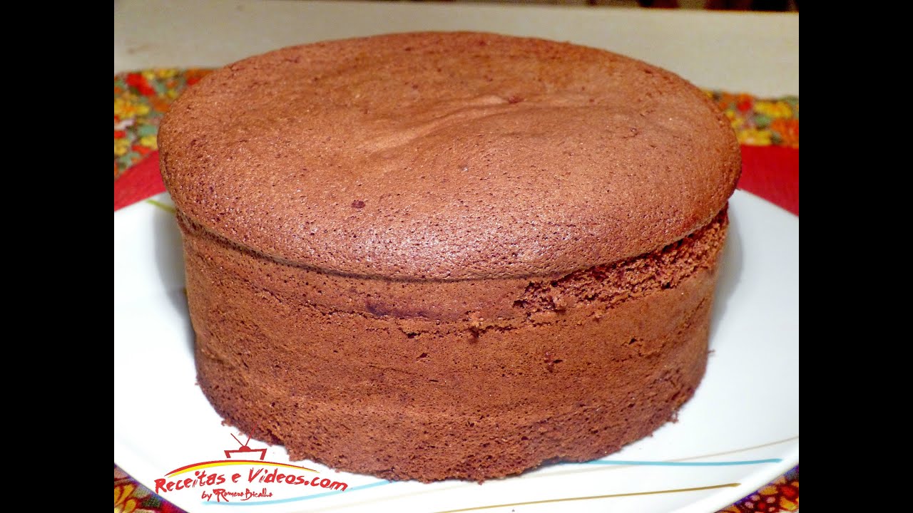 Pão de ló de chocolate - cacau - Receitas bolos e tortas Ep.6