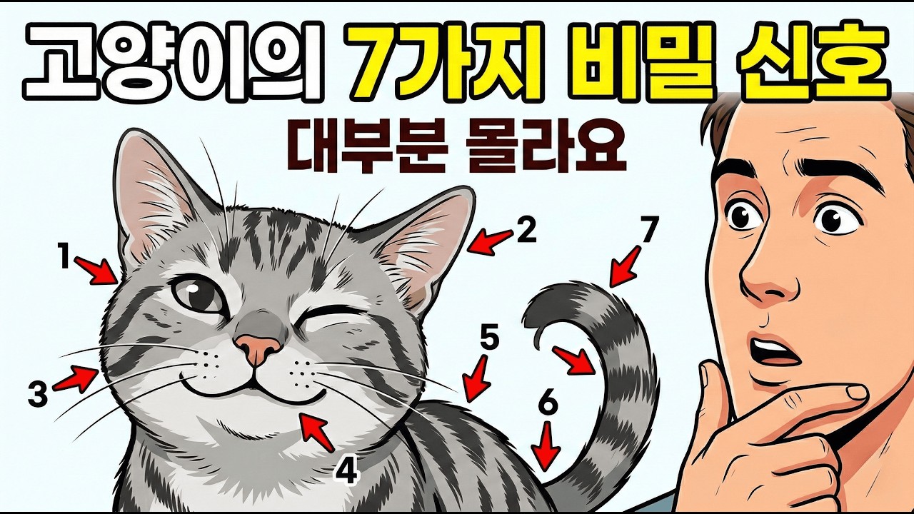 고양이가 당신에게 보내는 7가지 신호 ( 대부분 몰라요 )