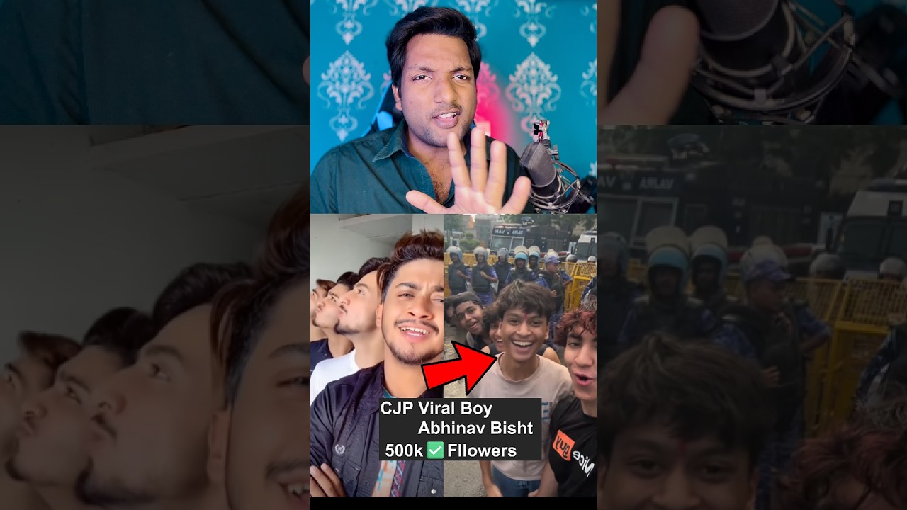 CJP Protest Viral Boy: Abhinav Bisht, The Most Viral Face with 500k Instagram Followers