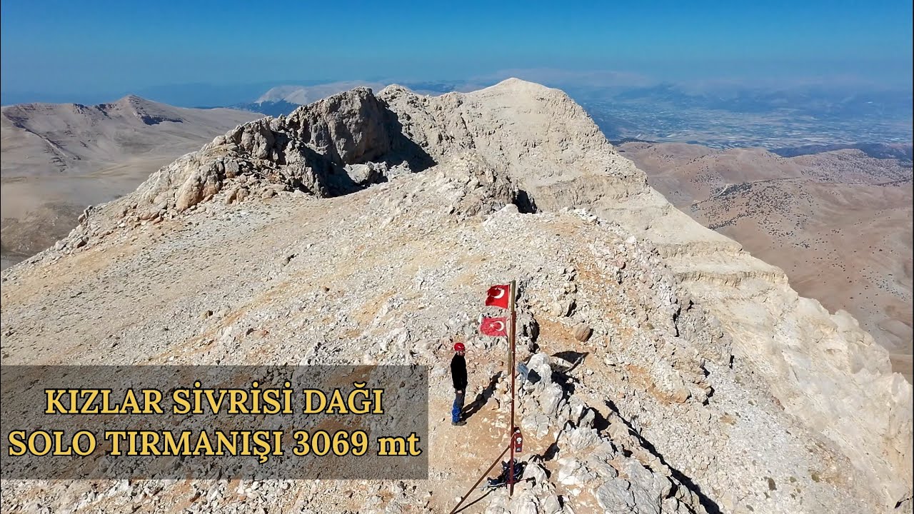 Batı Torosların Zirvesi Kızlar Sivrisi Dağı 3069 mt