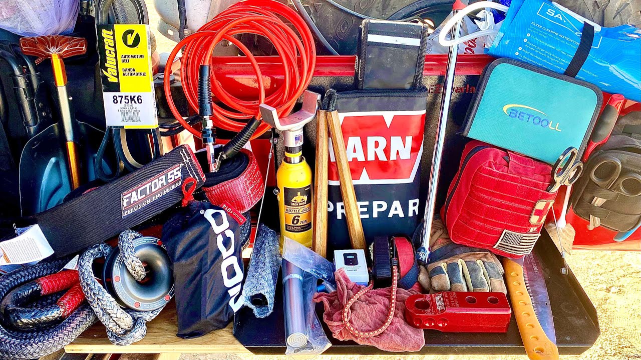 Basic Overland Jeep Recovery Gear