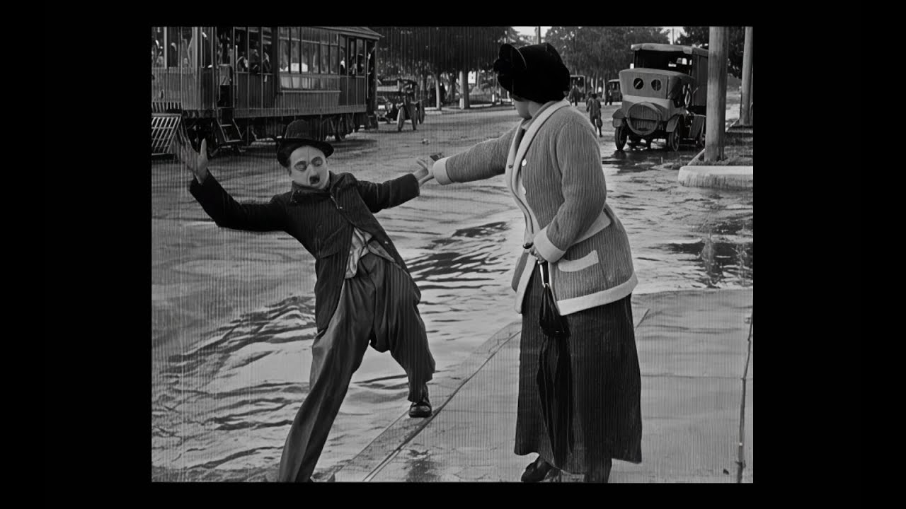 Between Showers (1914) Charlie Chaplin - Refurbished Full Movie