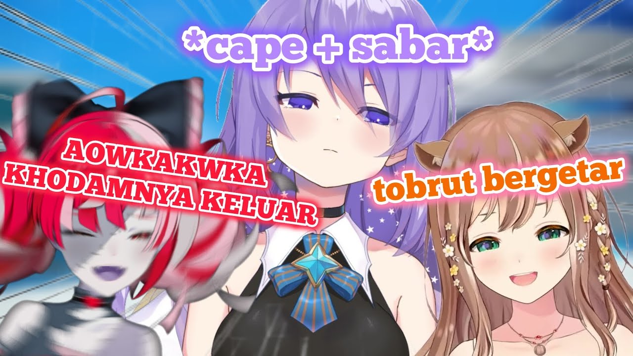Perkara Khodam + T*brut, Ollie & Risu ngakak brutal ganggu Moona yang lagi fokus [Hololive ID Clips]