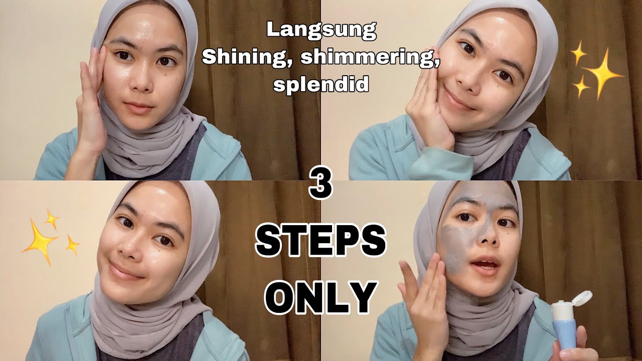 3 Steps Ampuh Bikin Muka Glowing!✨ (My Weekly Skincare Routine)