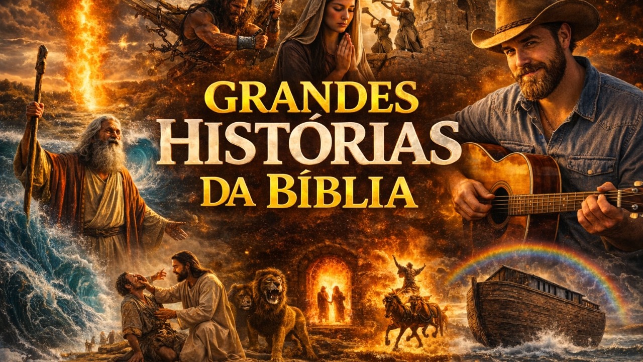Louvores Para ORAÇÃO 2026 | Histórias Poderosas da Bíblia em Sertanejo Gospel 1 Hora