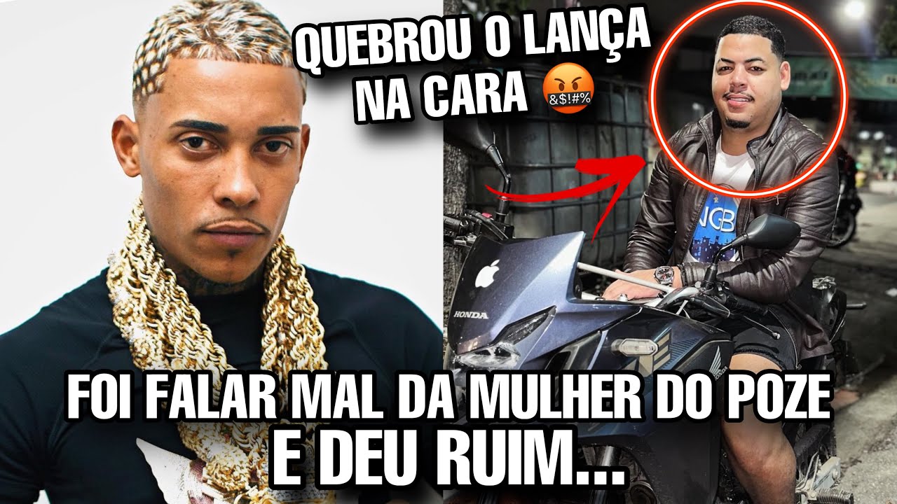 MC POZE quebra lanç4 perfum3 na cara do APRESENTADOR do NGB NEWS...