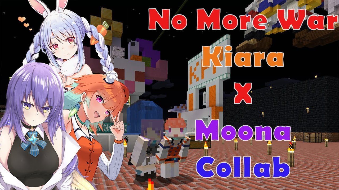 No more War just WHOLESOME one, Moona Kiara "collaboration" moments!!(All 3 POV Moona, Kiara,Pekora)