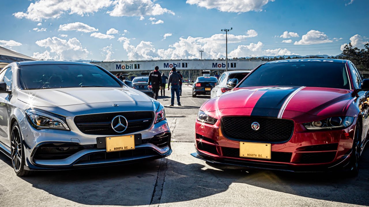AMG Cla 45 VS Jaguar XE Que LOCURA!! de AUTOS!!