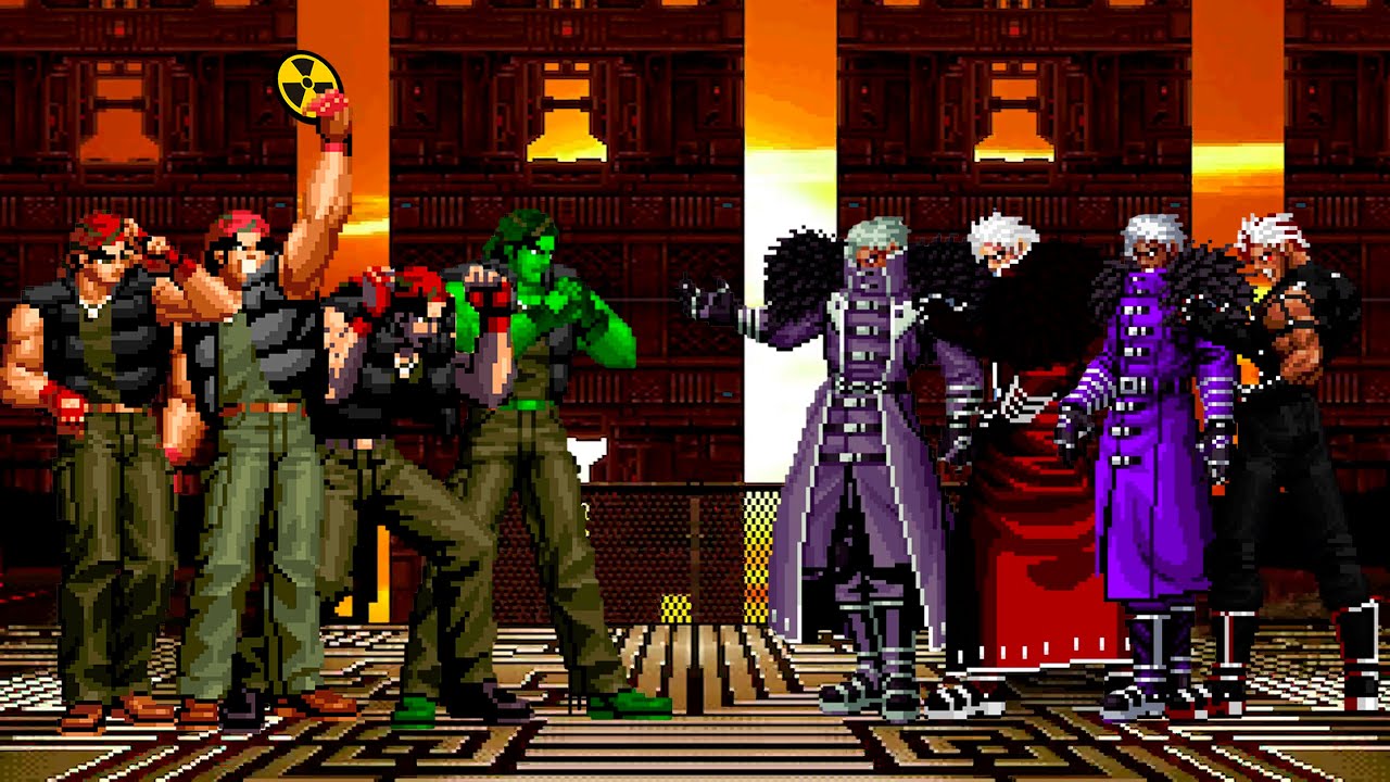 [KOF Mugen] Ralf Jones Team vs Krizalid Team