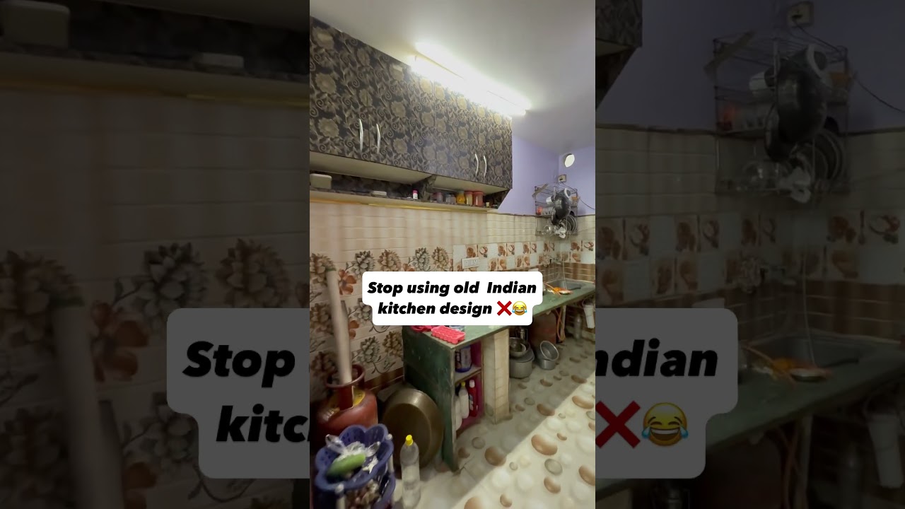 Stop using old Indian kitchen design❌🔥 Modern Kitchen 2025 😍✨ Smart Storage + Sleek Finish!