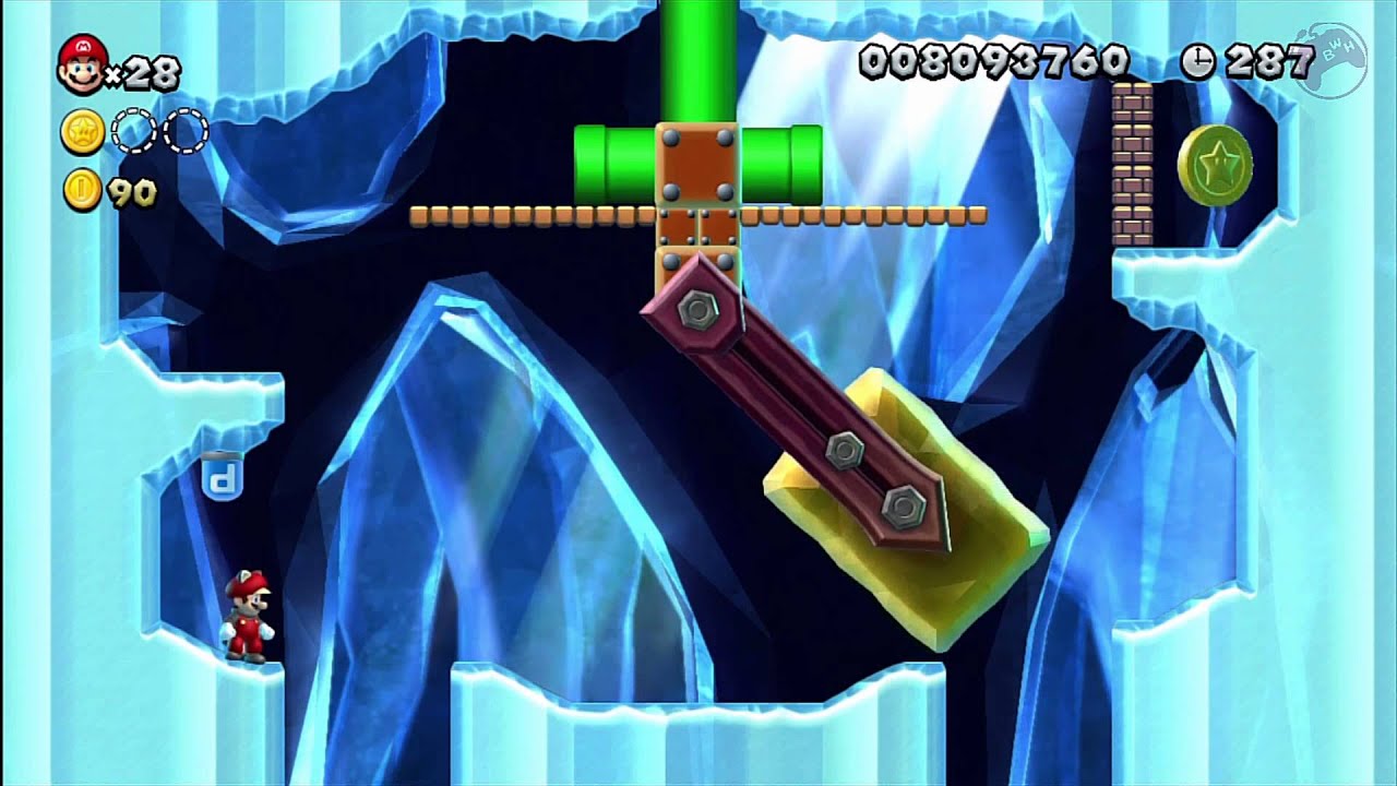 Superstar Road-4 Hammerswing Caverns [New Super Mario Bros Wii U]