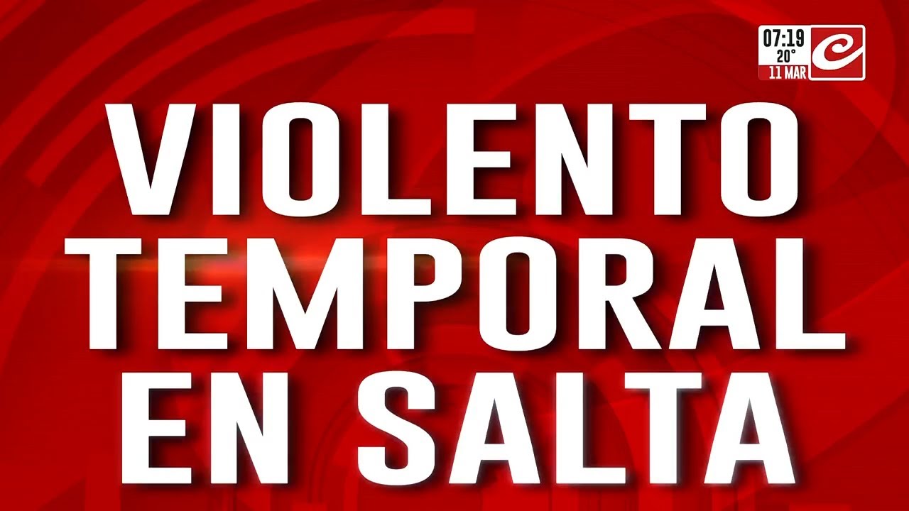Violento temporal en Salta: colapsó un puente en Metán