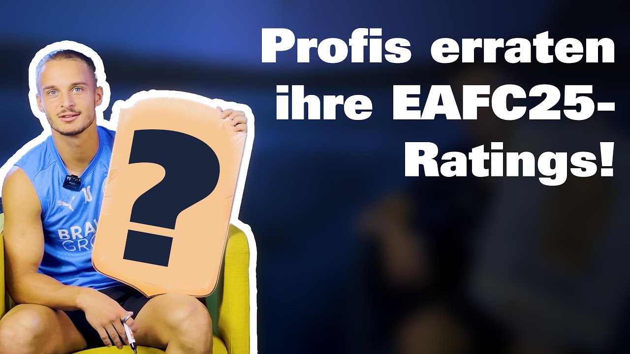 Eintracht Profis erraten ihr EAFC25-Rating!