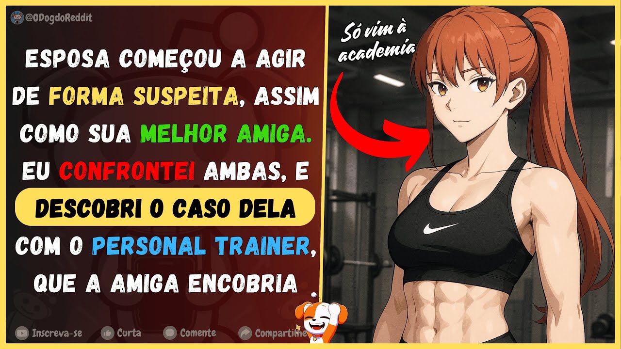 Esposa come&ccedil;ou a agir de forma suspeita, bem como sua amiga. Eu as confrontei e descobri o caso dela