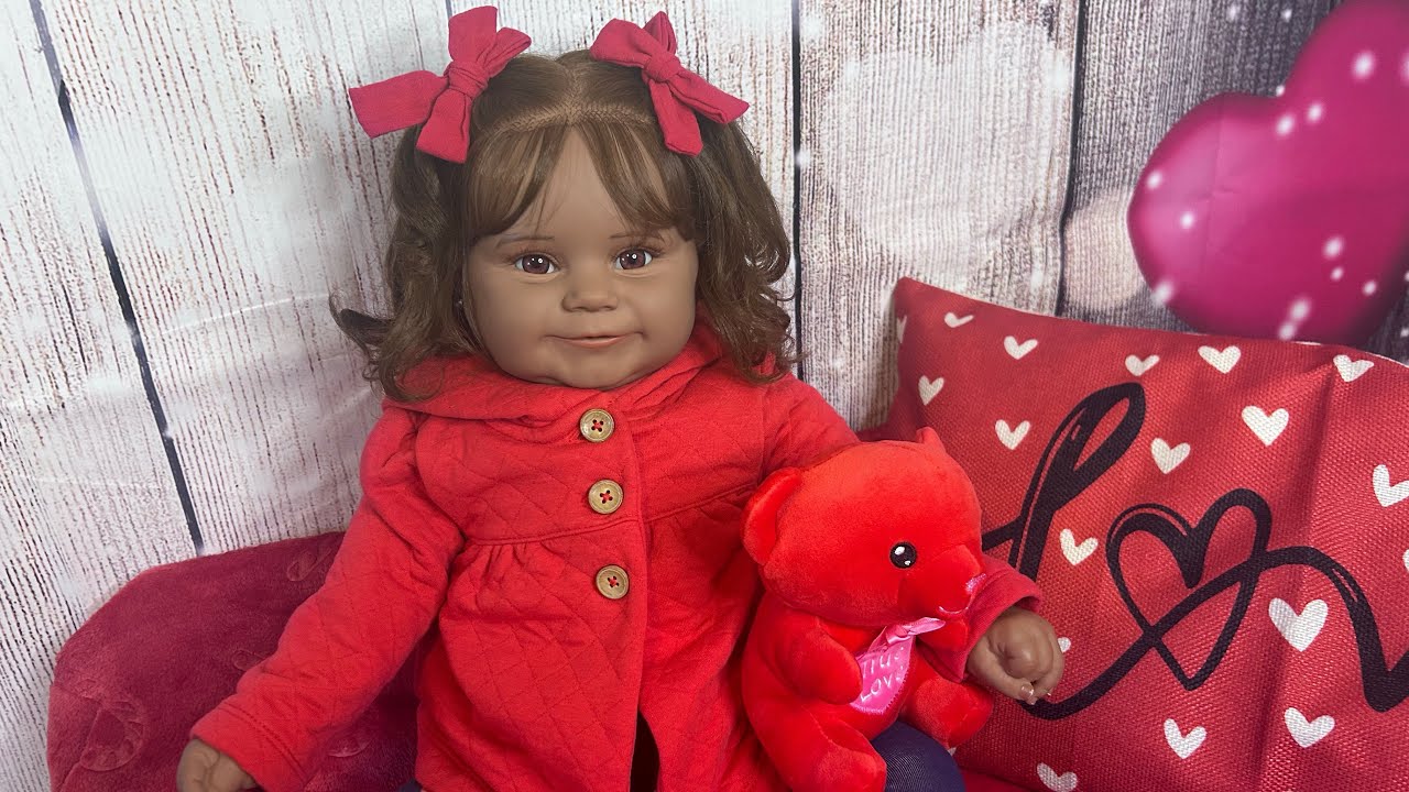 Getting Amaya dressed for Valentine’s Day ❤️❤️👶🏽