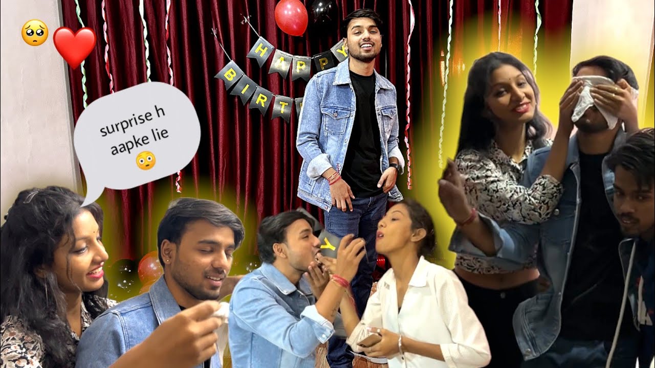 abhi ka birthday celebration 🎉 🍾 big surprise de diya mujhe  🙁