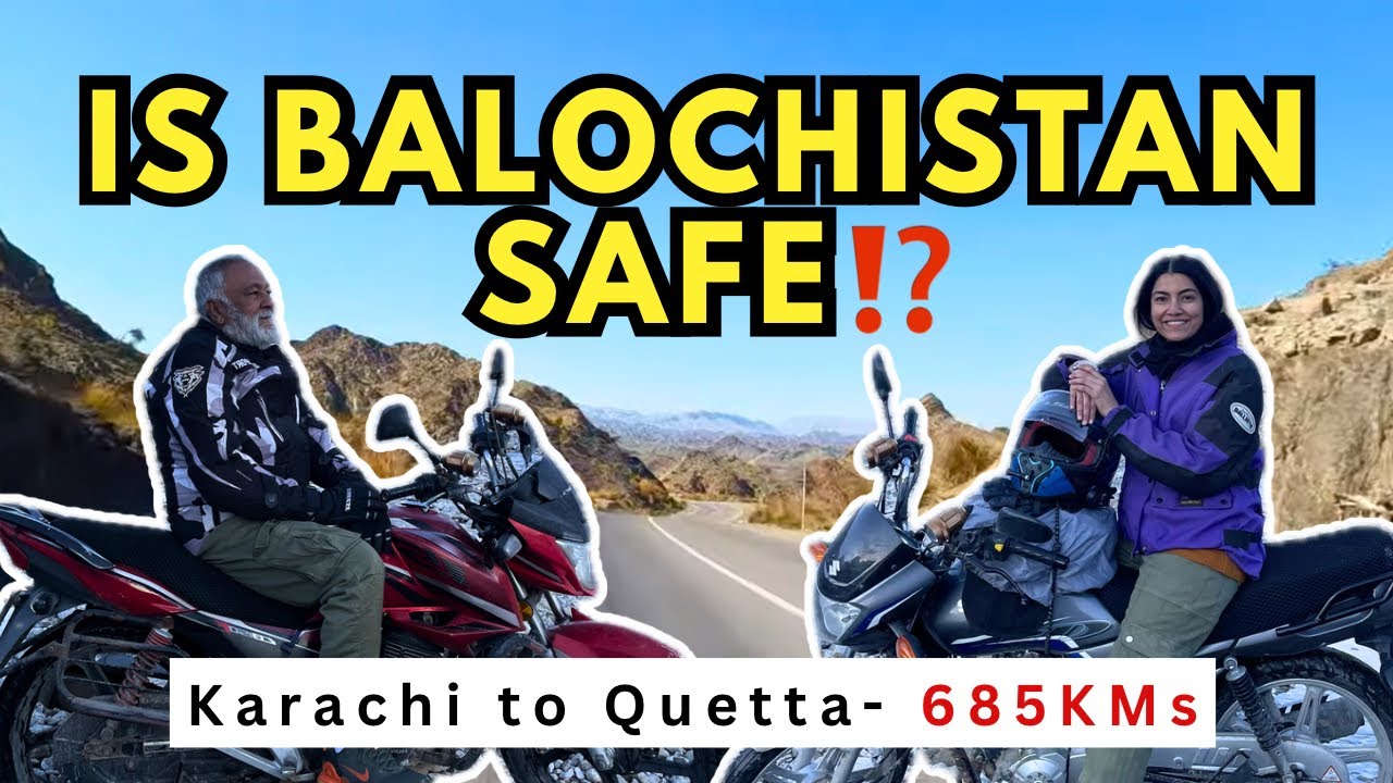 Karachi to Quetta on Bike-  Mountains, Roads & Adventure!